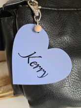 Bag Tags - Heart Acrylic Bag Tags | Key Rings
