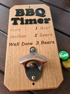Wall Mounted BBQ Timer /Bottle Opener