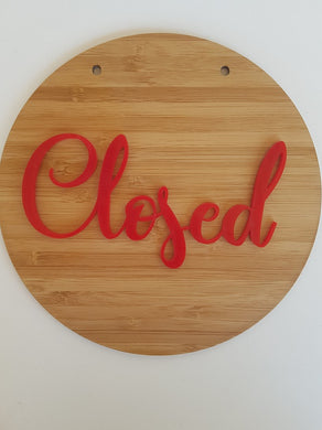 Open | Closed Business Sign