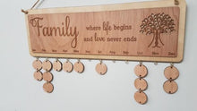 Calendar - Family | Where life begins and love never ends
