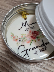 Ceramic Ornament  -  Personalised Mum Est. \ Grandma Est.