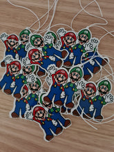 Mario Bros Bag Tag / Mario / Louigi Bros party favours