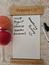 Personalised Shopping List | Magnetic Fridge Shopping Grocery List Organiser