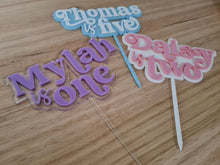 Personalised Double Layer Cake Topper