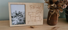 Personalised Wooden Photo Frame