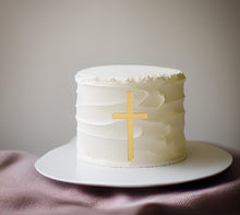 Christening Baptism Confirmation Acrylic Cross Cake charm