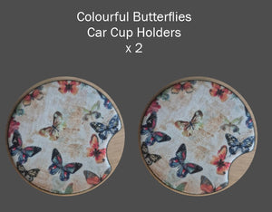 Car Cup Holder Coasters (set of 2)