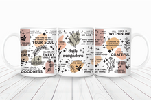 MUG  - Daily Reminder / Positive Affirmations Mug