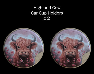 Car Cup Holder Coasters (set of 2)