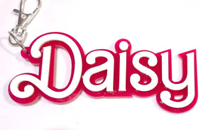 Pink Glamour Name Tags | Bag Tags