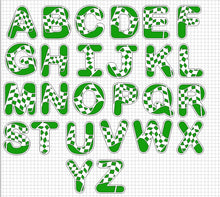 Personalised Motor Cross Letters | Motor Cross Alphabet