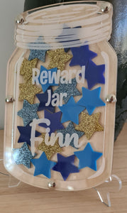 Personalised Reward Jar | Reward Jar with Stars