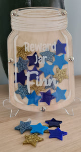 Personalised Reward Jar | Reward Jar with Stars