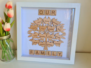 Wooden Family Tree Frame