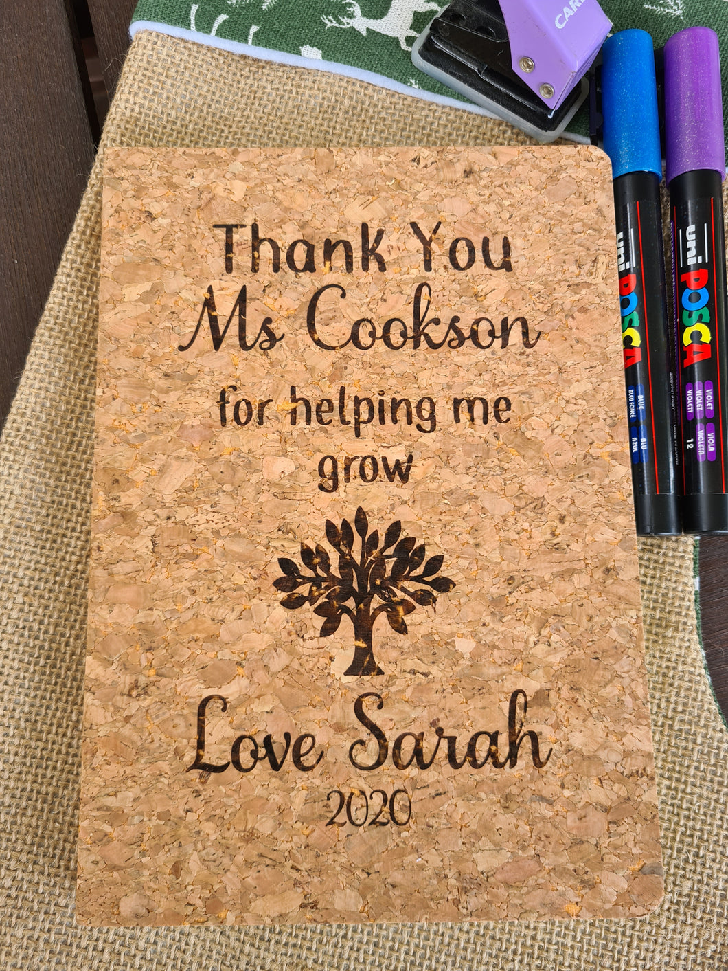 Teachers Gift - Notebook / Journal  Personalised