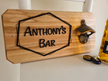 Wall Mounted Personalised Bottle Opener