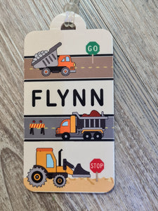 Bag Tags Personalised  -  Printed