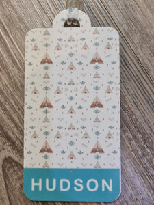 Bag Tags Personalised  -  Printed