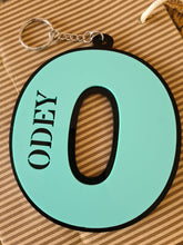 Bag Tags - Initial Double Layer Acrylic