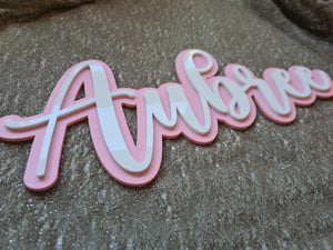 Name Sign - Double Layered