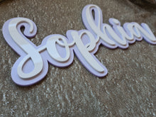 Name Sign - Double Layered