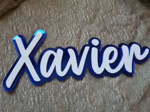 Name Sign - Double Layered