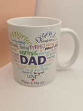 Mug and Coaster Set - Positive Words about Dad