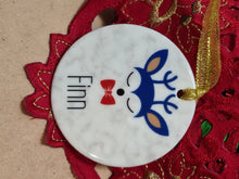 Ornament - Ceramic Reindeer Design