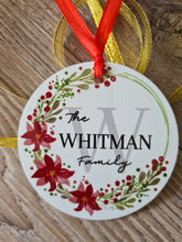 Christmas Ornament -  Personalised Family Ornament