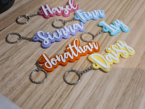Bag Tags - 3D Acrylic Layered