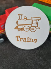 Wooden Toy Box Storage Label Tags