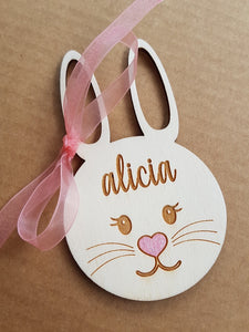 Tags - Personalised Bunny Name Tags