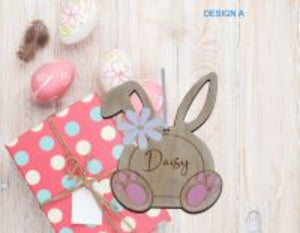 Easter Bunny Tag with Feet