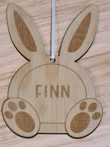 Easter Bunny Tag with Feet
