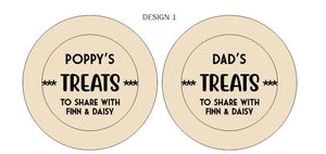 Personalised Glass Gift Jars / Lolly, Sweet or Cookie Jars