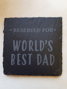 Coasters - Slate Coasters for him