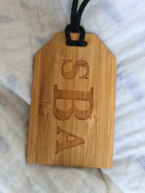 Bag Tag / Luggage Tag - Bamboo Variety