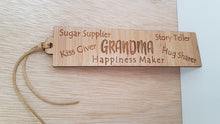 Bookmark -  Wooden Grandparent
