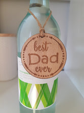 Wooden Gift Tag - Best Dad Gift Tag