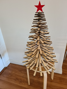 Wooden Christmas Tree -  Minimalist Xmas Tree