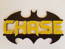Novelty - 3D Wooden Wall Hanging - Personalised Bat