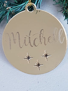 Ornament -  Personalised Mirror Bauble