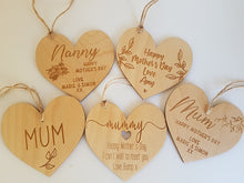 Tag - Heart Personalised Flower Tag
