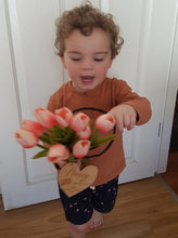 Tag - Heart Personalised Flower Tag