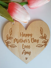 Tag - Heart Personalised Flower Tag