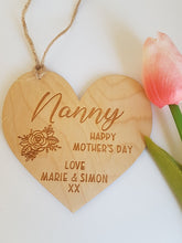 Tag - Heart Personalised Flower Tag