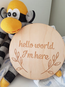Baby Announcement -  Hello I'm Here