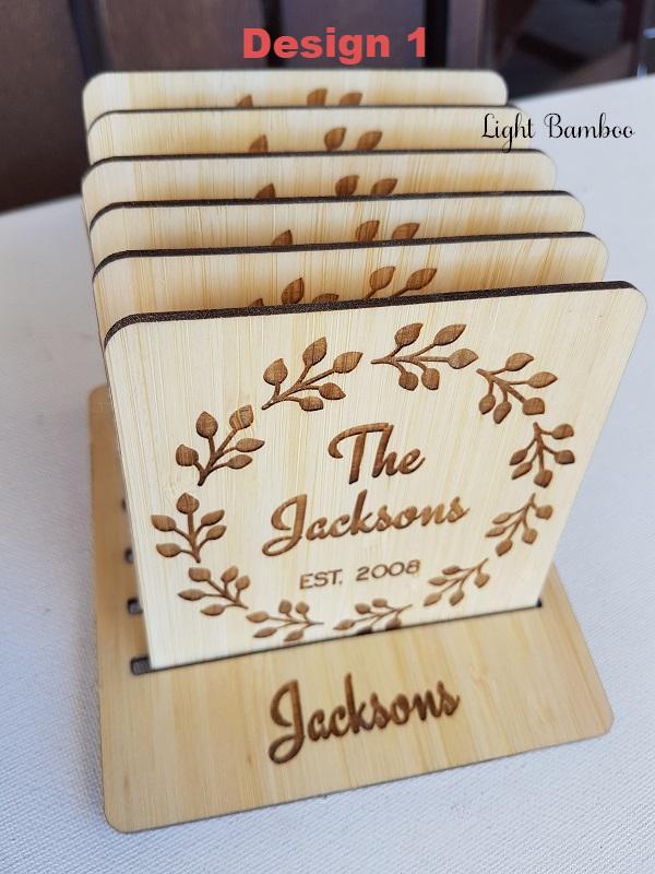 Personalised Wooden Coasters