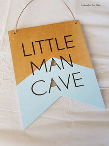 Wall/Door Decor - Little Man Cave Banner