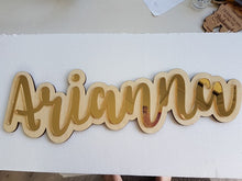 Contoured Name Sign with Acrylic Name